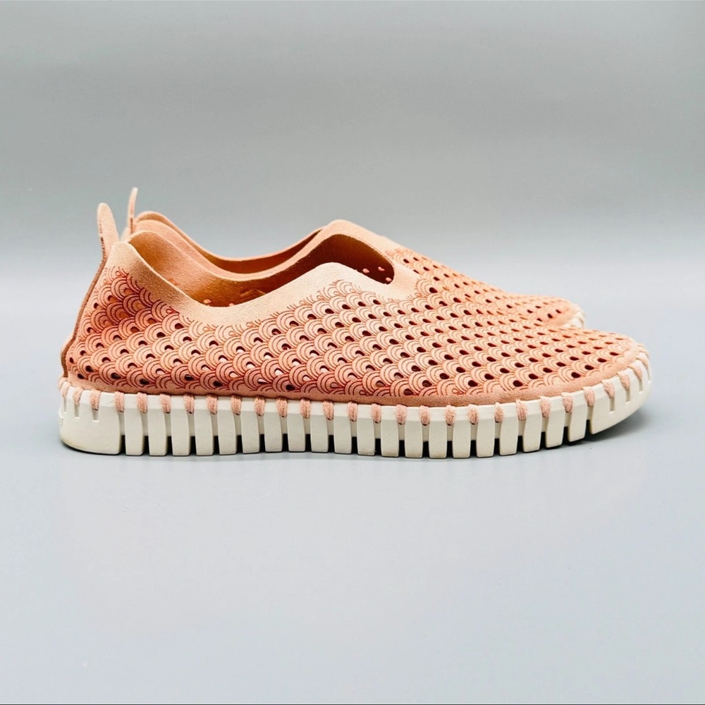 Ilse Jacobsen Shoes Womens 41 Pink Tulip Adobe Rosa Comfort Slip On Sneaker